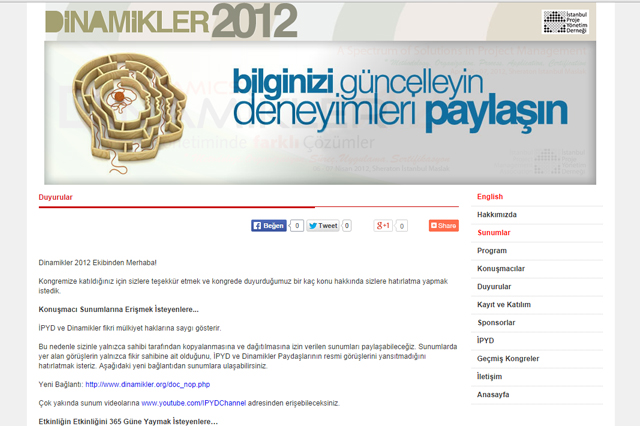 13.Proje Yönetimi Kongresi